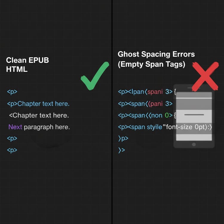 Ghost Spacing and OPF Errors Are Quietly Breaking Your EPUB -Here's How to Fix Them